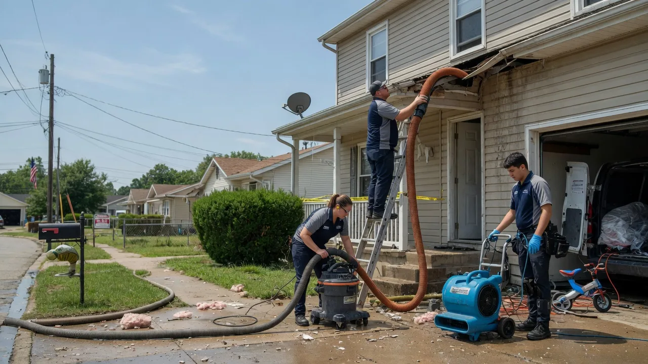 Water Damage Restoration in Staunton, IL near me